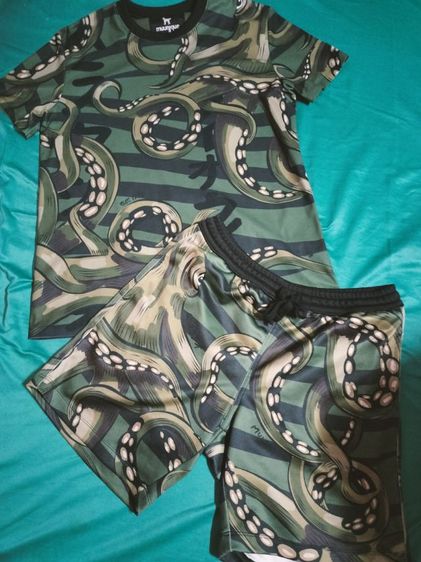 Muunique แท้ เสื้อและกางเกง ลายหนวดปลาหมึก รูปที่ 2