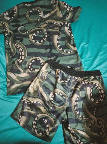 Muunique แท้ เสื้อและกางเกง ลายหนวดปลาหมึก รูปที่ 5