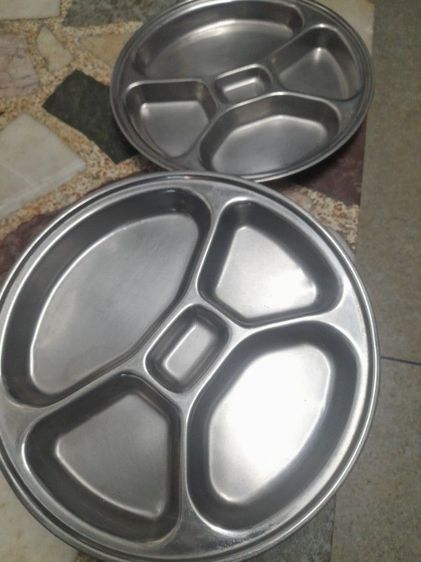 ถาดหลุม ม้าลายแท้ครับ สแตนเลสแท้ครับ ใบละ190 บาทครับ รูปที่ 2