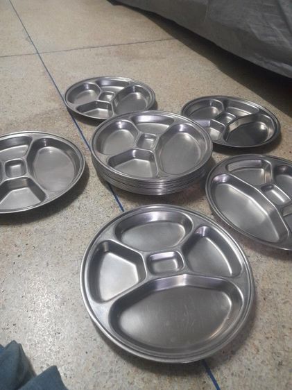 ถาดหลุม ม้าลายแท้ครับ สแตนเลสแท้ครับ ใบละ190 บาทครับ รูปที่ 3