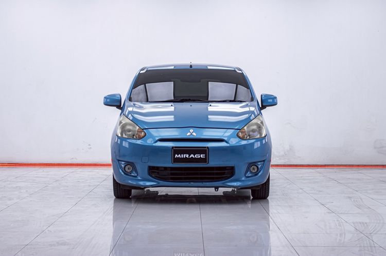 Mitsubishi Mirage 2012 1.2 GLS Sedan เบนซิน ไม่ติดแก๊ส เกียร์อัตโนมัติ ฟ้า รูปที่ 4