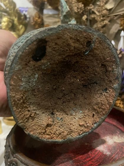 องค์ปู่พญานาคาธิบดีศรีสฺทโธ เนื้ฉโลหะหล่อโบราณ รูปที่ 11