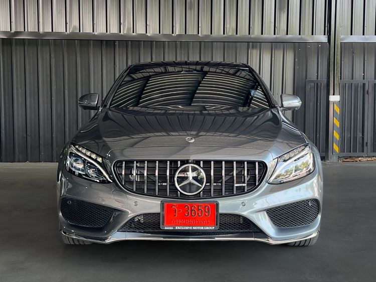 Mercedes-Benz C-Class 2018 C350e Sedan ปลั๊กอินไฮบริด (PHEV) ไม่ติดแก๊ส เกียร์อัตโนมัติ เทา รูปที่ 3