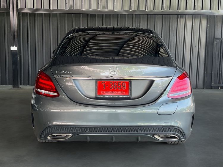 Mercedes-Benz C-Class 2018 C350e Sedan ปลั๊กอินไฮบริด (PHEV) ไม่ติดแก๊ส เกียร์อัตโนมัติ เทา รูปที่ 4