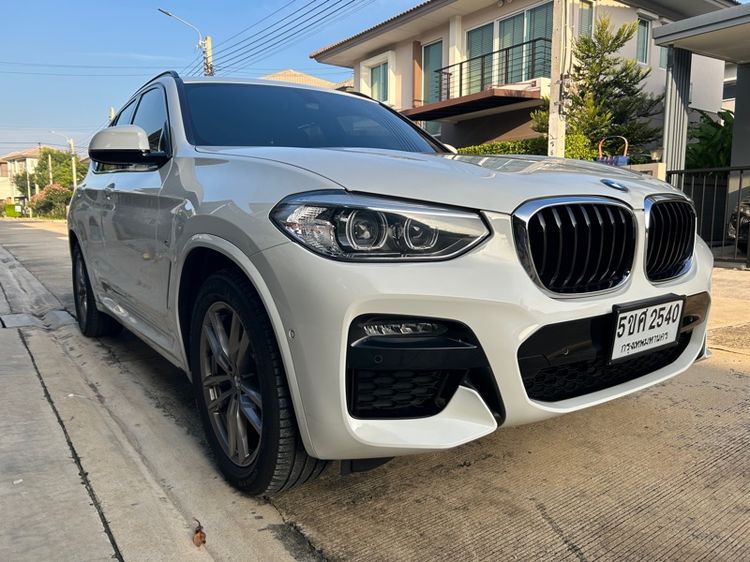 BMW X3 2021 2.0 xDrive20d M Sport Utility-car ดีเซล ไม่ติดแก๊ส เกียร์อัตโนมัติ ขาว รูปที่ 2