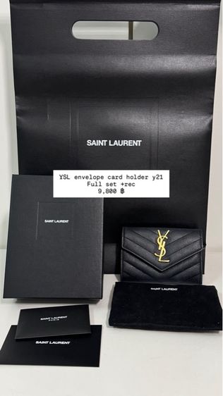 ไม่ระบุ ดำ อื่นๆ ysl cardholder