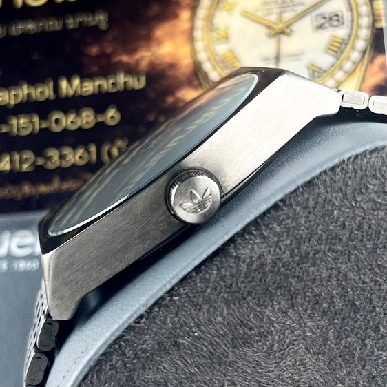 Adidas Process M1 Nixon Stainless Steel  Quartz Japan Move Black Dial  รูปที่ 7