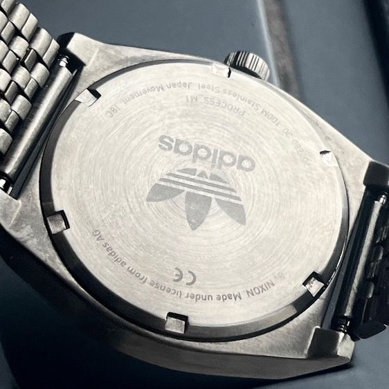 Adidas Process M1 Nixon Stainless Steel  Quartz Japan Move Black Dial  รูปที่ 15