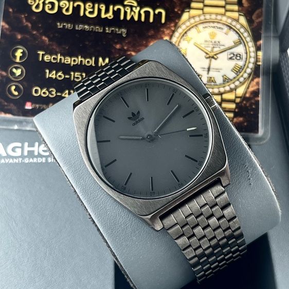 Adidas Process M1 Nixon Stainless Steel  Quartz Japan Move Black Dial  รูปที่ 4