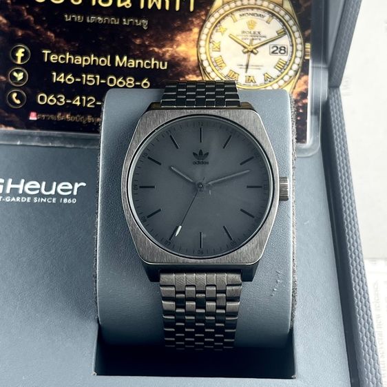 Adidas Process M1 Nixon Stainless Steel  Quartz Japan Move Black Dial 