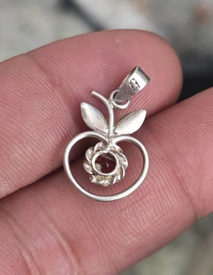 จี้เงินแท้​ งานนอกงานเก่า สวยมาก ราคาเบาๆครับ รูปที่ 4