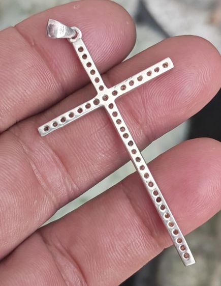 จี้กางเขนเงินแท้ สวยมาก ราคาแบ่งปันครับ รูปที่ 4