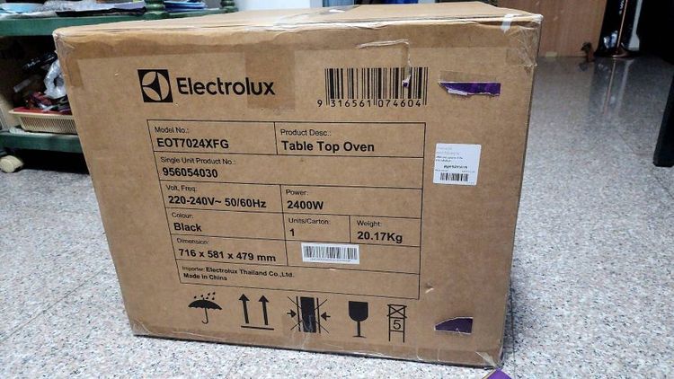 เตาอบตั้งโต๊ะ Electrolux 70ลิตร พร้อมฟังก์ชั่น AirFry ใหม่ยังไม่แกะกล่อง รูปที่ 3