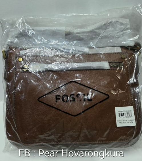 fossil farrah crossbody medium brown
กระเป๋ายี่ห้อ fossil  แท้ มือ1 ยี่ห้อนี้หนังแท้และทนมากค่ะ😊
📍2950 บาท (รวมส่ง) รูปที่ 2