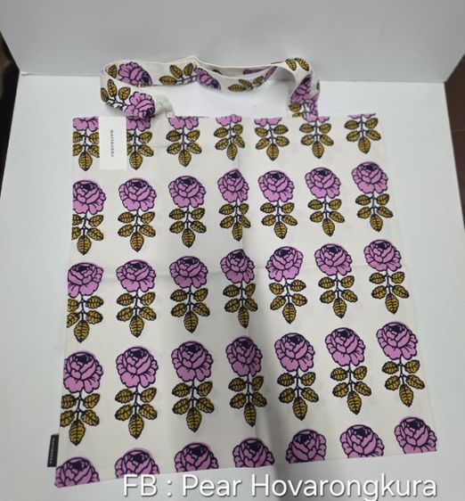 กระเป๋าผ้า Marimekko ของใหม่  ซื้อเก็บสะสม ใบละ 450-900 บาท (รวมส่ง) ซื้อหลายใบลดได้ค่ะ รูปที่ 2