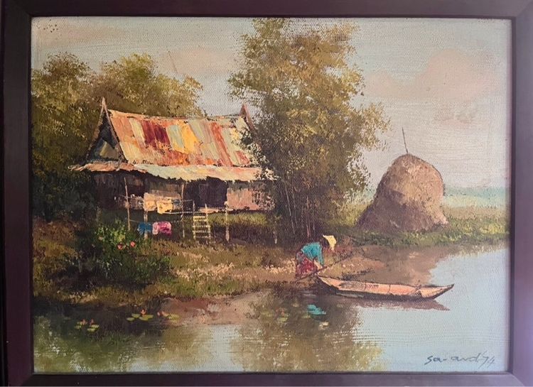 งานศิลปะ ศิลปิน อ.สะอาด ถนอมวงศ์ รูปที่ 2