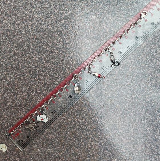 สร้อยข้อมือเงินแท้ศิริราชมูลนิธิ สวยหายาก ราคาแบ่งปันครับ รูปที่ 5