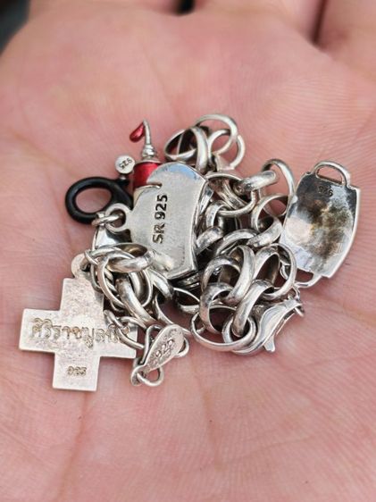 สร้อยข้อมือเงินแท้ศิริราชมูลนิธิ สวยหายาก ราคาแบ่งปันครับ รูปที่ 3