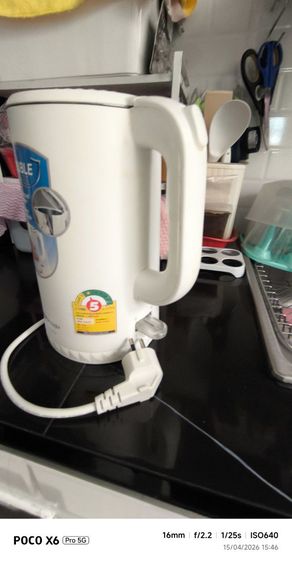 กาต้มน้ำไฟฟ้า SHARP 1.7 ลิตร สภาพ95 รูปที่ 4