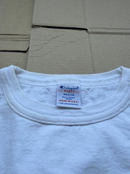 เสื้อยืด  🇺🇸 อก 20 นิ้ว ยาว 25 นิ้ว ขาวสะอาด  รูปที่ 4