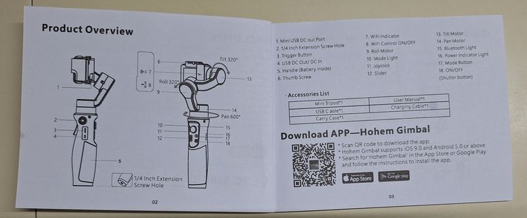 ขาย ไม้กันสั่น Gimbal iSteadyPro3 Hohem รูปที่ 7
