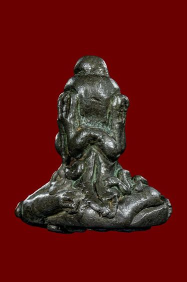 พระปิดตาสามเกลอ เนื้อสัมฤทธิ์ รูปที่ 2