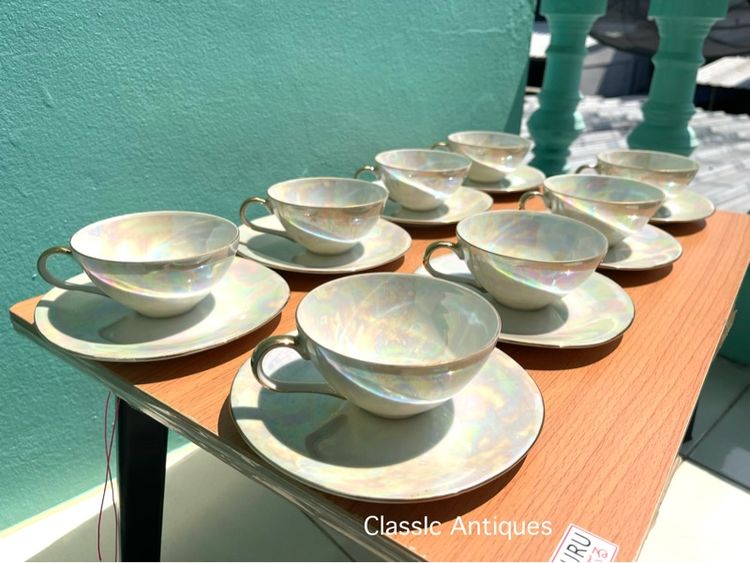 ถ้วยมุก เก่าสะสม