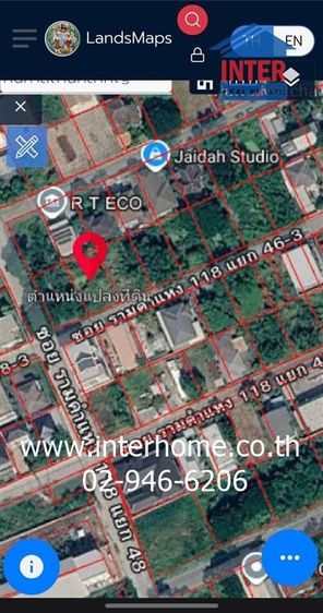ที่ดินเปล่า 111 ตร.ว. ที่ดิน ซอยรามคำแหง118 แยก46-3 ที่ดินไกล้โรงเรียนนานาชาติแอสคอต(Ascot) ที่ดินถนนรามคำแหง เขตบางกะปิ กรุงเทพมหานคร รูปที่ 4
