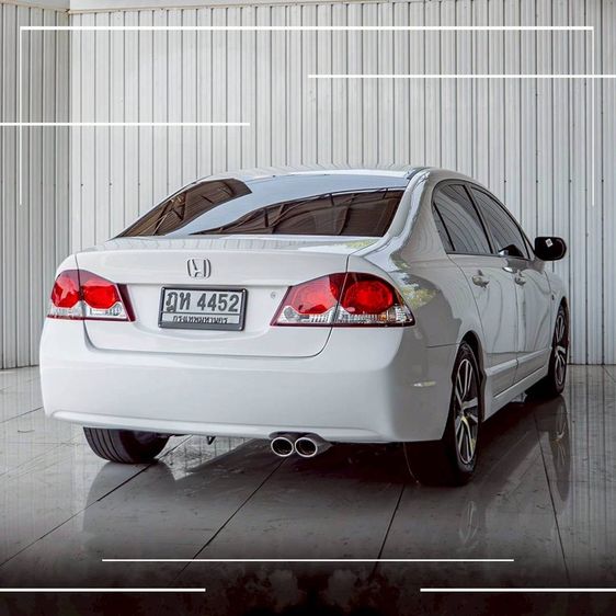 Honda Civic 2010 1.8 S i-VTEC Sedan เบนซิน ไม่ติดแก๊ส เกียร์อัตโนมัติ ขาว รูปที่ 3