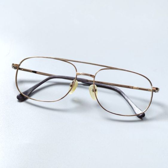 กรอบแว่นตาไทเทเนี่ยม ญี่ปุ่น งานเก่า สีทอง ขาสปริง ทรงสวยคลาสสิค มือสองสภาพสวย รูปที่ 2