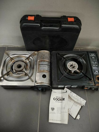 อื่นๆ เตาแก๊สปิคนิค Lucky Flame - SCE มือสอง สภาพพอใช้ ยังใช้งานได้ มีกระเป๋าเก็บเตา 1 อัน