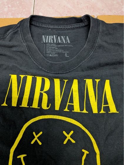 เสื้อยืดคอกลม NIRVANA รูปที่ 2