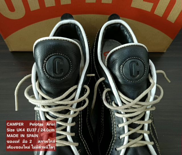 CAMPER Pelotas Ariel, Women's 4UK 37EU(24.0cm) Original Made in Spain ของแท้ มือ 2 สภาพใกล้เคียงของใหม่, รองเท้า CAMPER หนังแท้ งดงามมาก รูปที่ 17
