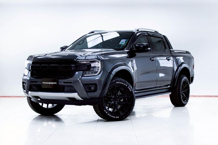 รถ Ford Ranger 2.0 Bi-Turbo Hi-Rider Wildtrak สี เทา