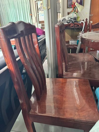 โต๊ะไม้แท้ หนาเกือบ 4 นิ้ว รูปที่ 5