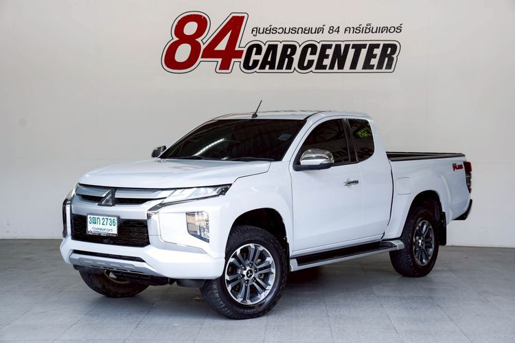 Mitsubishi Triton 2019 All New Mega Cab 2.4 GT Plus Pickup ดีเซล ไม่ติดแก๊ส เกียร์อัตโนมัติ ขาว รูปที่ 2