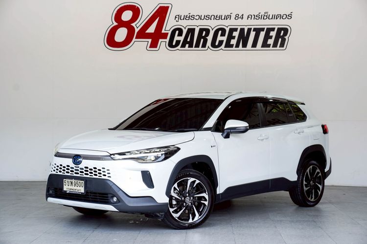 Toyota Corolla Cross 2023 1.8 Hybrid Premium Utility-car ไฮบริด ไม่ติดแก๊ส เกียร์อัตโนมัติ ขาว รูปที่ 2