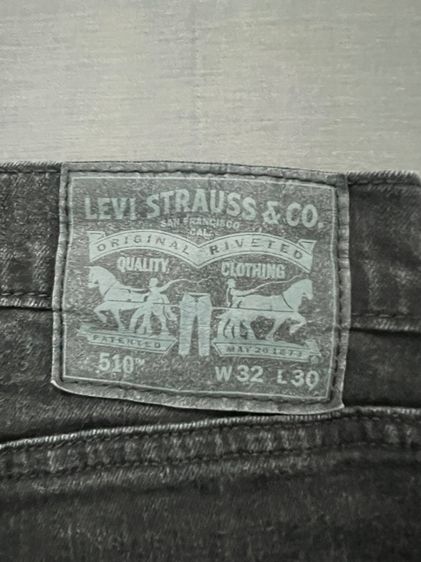 ขายกางเกงยีนส์Levi ‘s 510 สีดำ เอว32 ราคา 500 บาท รูปที่ 3