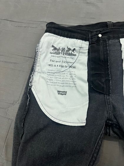 ขายกางเกงยีนส์Levi ‘s 510 สีดำ เอว32 ราคา 500 บาท รูปที่ 6