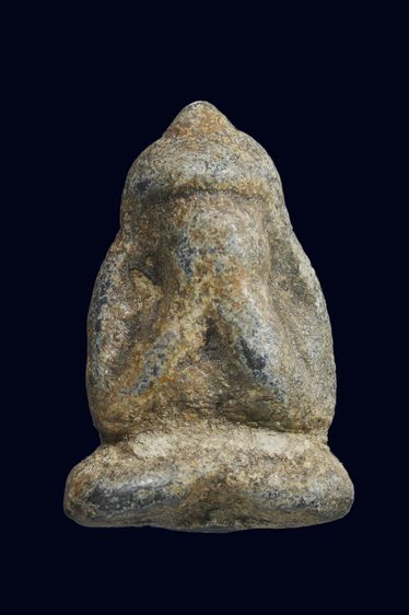 พระปิดตาท้ายย่านพิมพ์จัมโบ้เนื้อชินเขียว