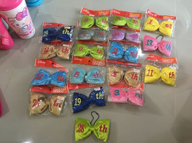 พวงกุญแจดิสนี่ย์แท้18ชิ้น100รวมส่ง