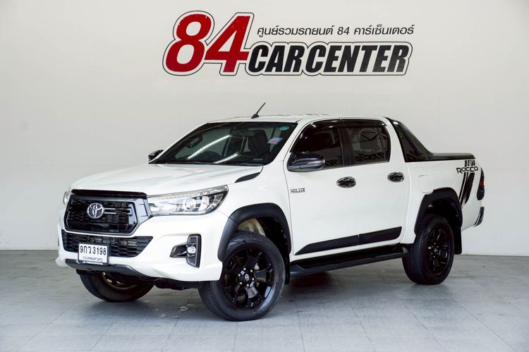 Toyota Hilux Revo 2020 Double Cab Prerunner 2x4 2.4 Rocco Pickup ดีเซล ไม่ติดแก๊ส เกียร์อัตโนมัติ ขาว รูปที่ 2