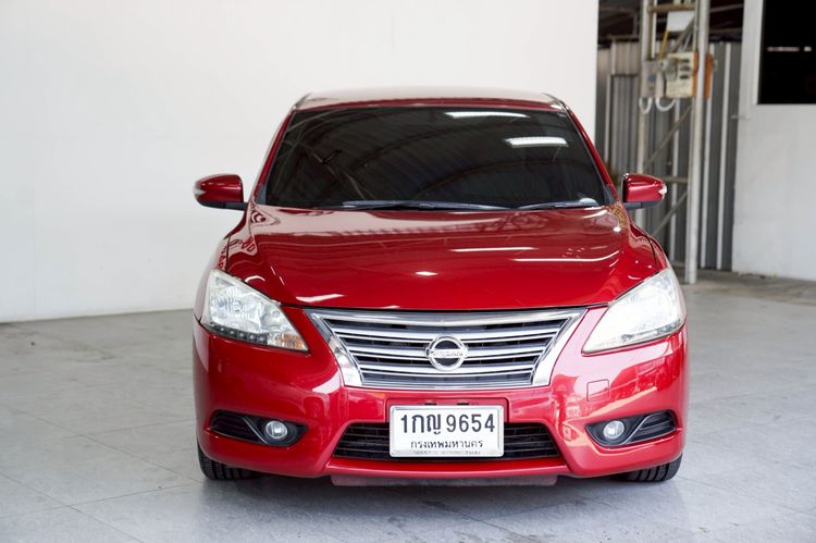 Nissan Sylphy 2012 1.8 V Sedan เบนซิน ไม่ติดแก๊ส เกียร์อัตโนมัติ แดง รูปที่ 3