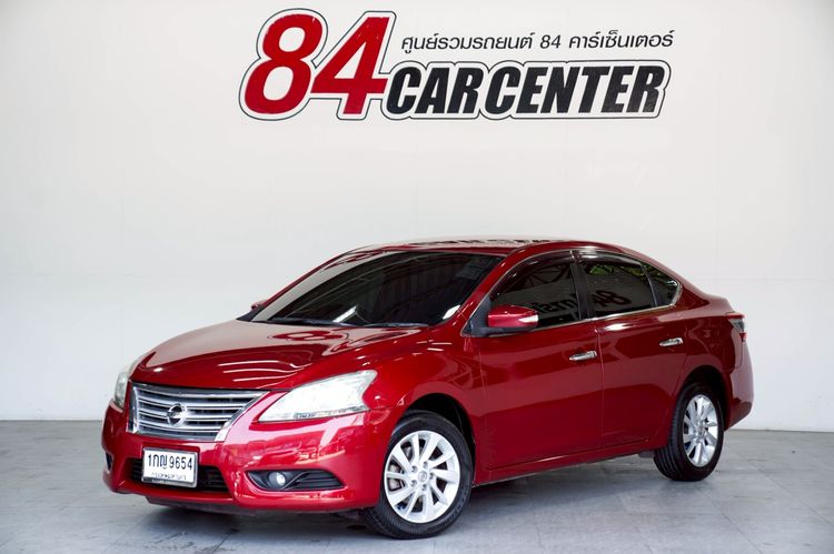 Nissan Sylphy 2012 1.8 V Sedan เบนซิน ไม่ติดแก๊ส เกียร์อัตโนมัติ แดง รูปที่ 2
