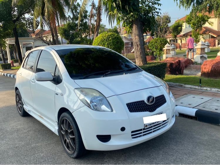Toyota Yaris 2007 1.5 E Utility-car เบนซิน ไม่ติดแก๊ส เกียร์อัตโนมัติ ขาว รูปที่ 2