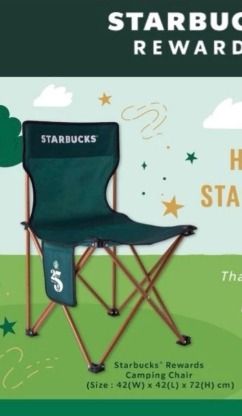 เก้าอี้แค้มป์ สินค้าpicnicแคมป์ปิ้งสตาร์บัค เก้าอี้,โต๊ะ+ตะกร้า+ร่มพับ