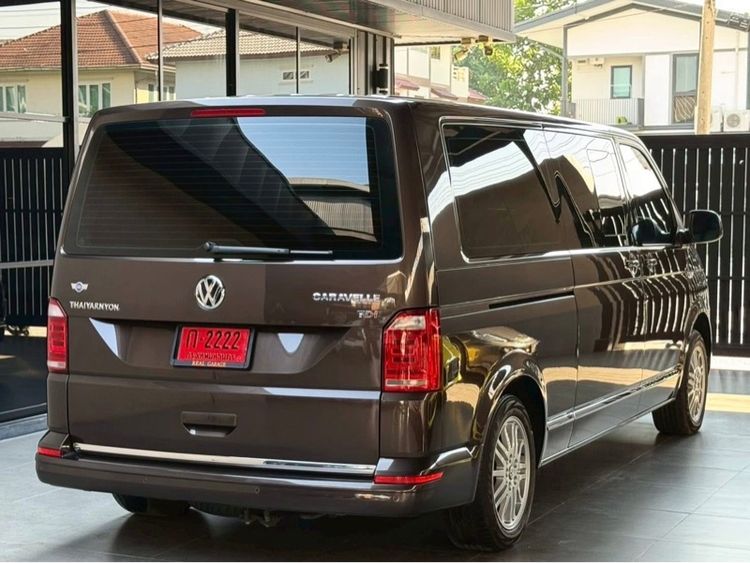 Volkswagen Caravelle 2018 2.0 TDi Comfortline Van ดีเซล ไม่ติดแก๊ส เกียร์อัตโนมัติ น้ำตาล รูปที่ 4