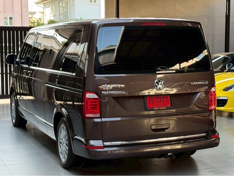 Volkswagen Caravelle 2018 2.0 TDi Comfortline Van ดีเซล ไม่ติดแก๊ส เกียร์อัตโนมัติ น้ำตาล รูปที่ 3