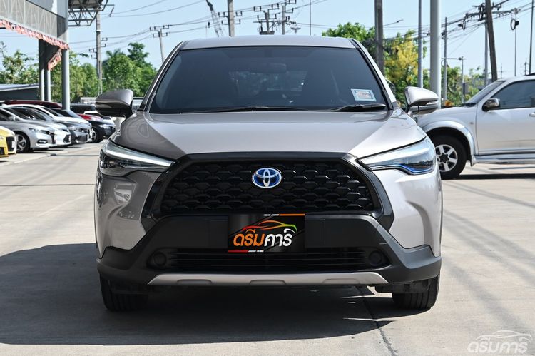 Toyota Corolla Cross 2022 1.8 Hybrid Smart Utility-car ไฮบริด ไม่ติดแก๊ส เกียร์อัตโนมัติ เทา รูปที่ 2