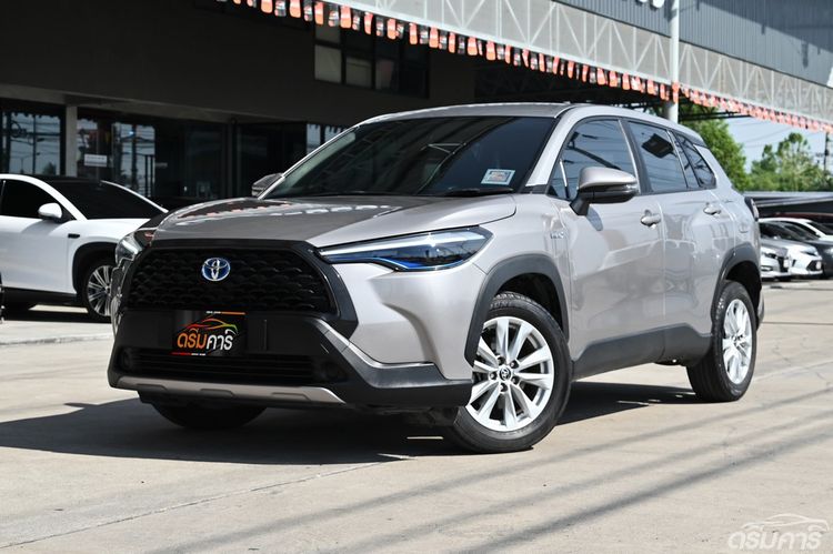 รถ Toyota Corolla Cross 1.8 Hybrid Smart สี เทา